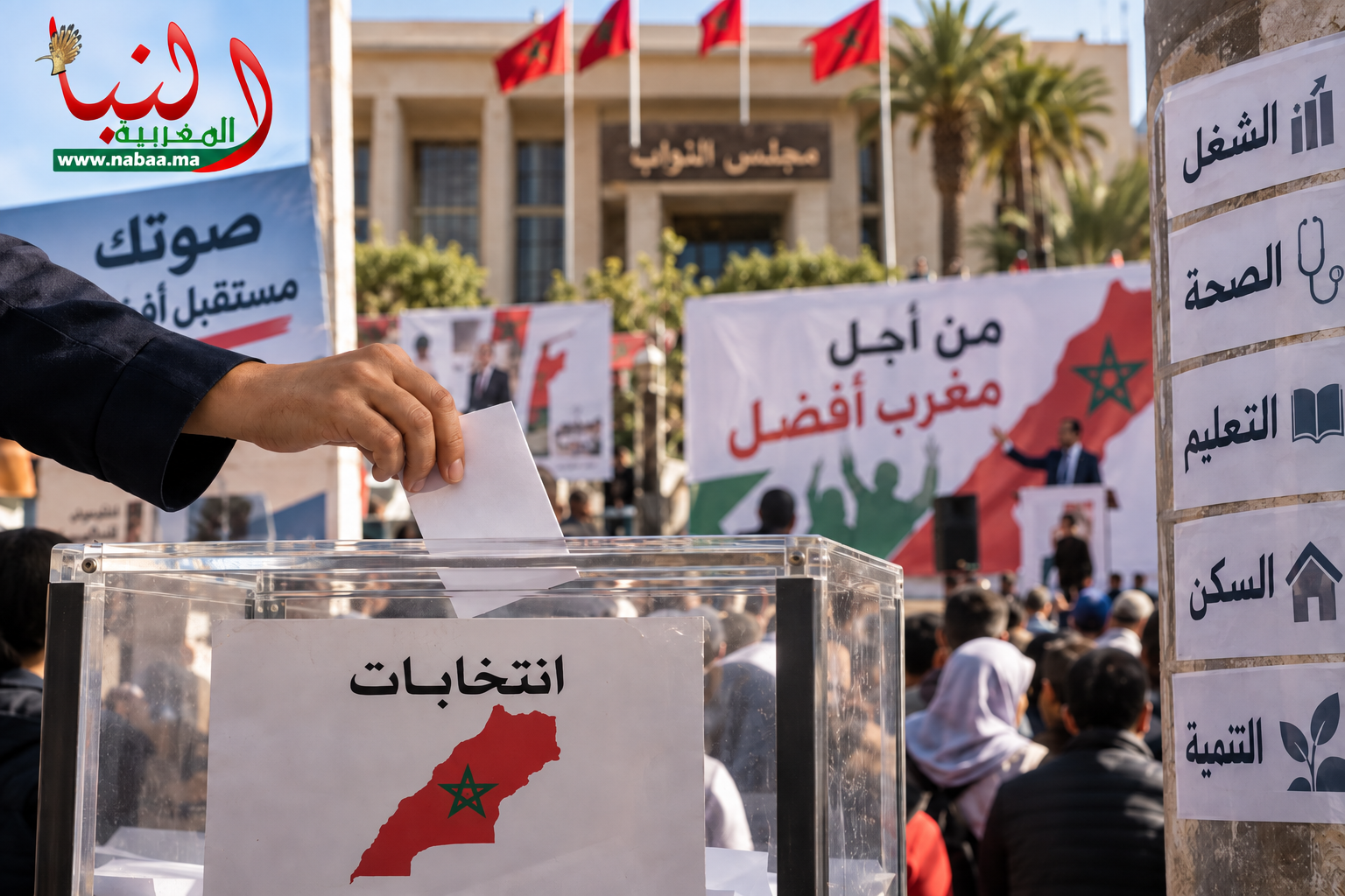 الحملات الانتخابية بالمغرب تشتد مع اقتراب موعد الاقتراع.. وعود الأحزاب على محك الثقة وتطلعات المواطنين