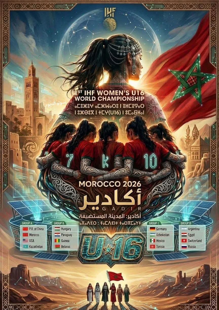 أكادير عاصمة كرة اليد العالمية .. المغرب يحتضن أول مونديال للناشئات U16