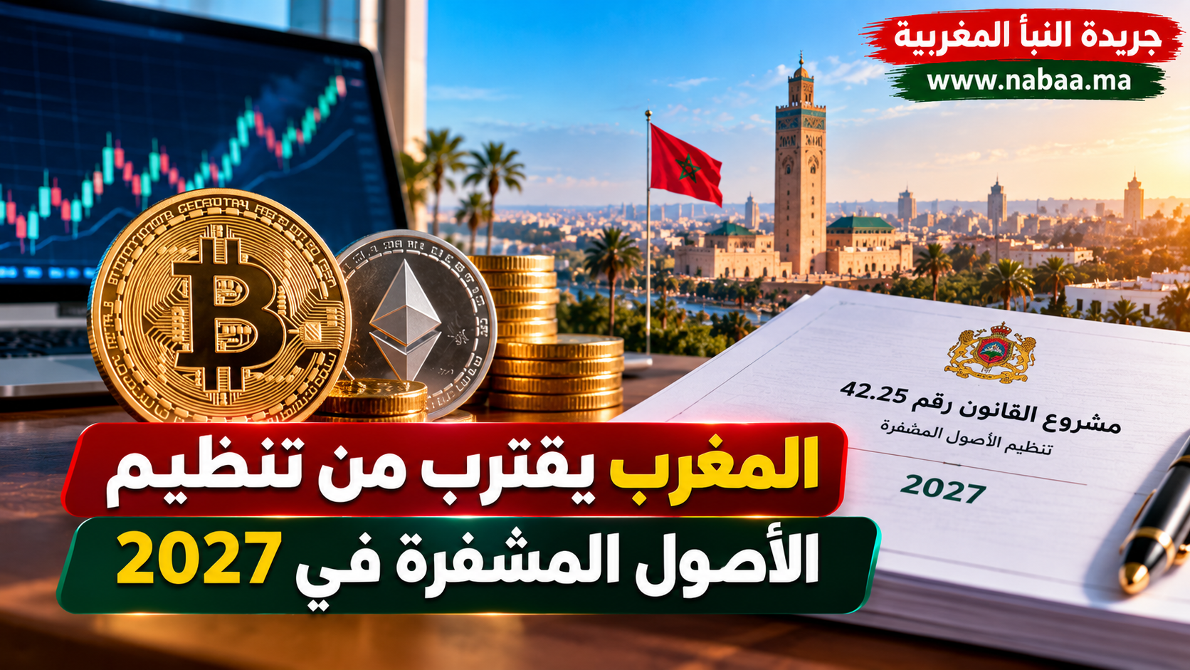 المغرب يقترب من تنظيم العملات الرقمية.. مشروع قانون جديد يرسم مستقبل الأصول المشفرة في 2027