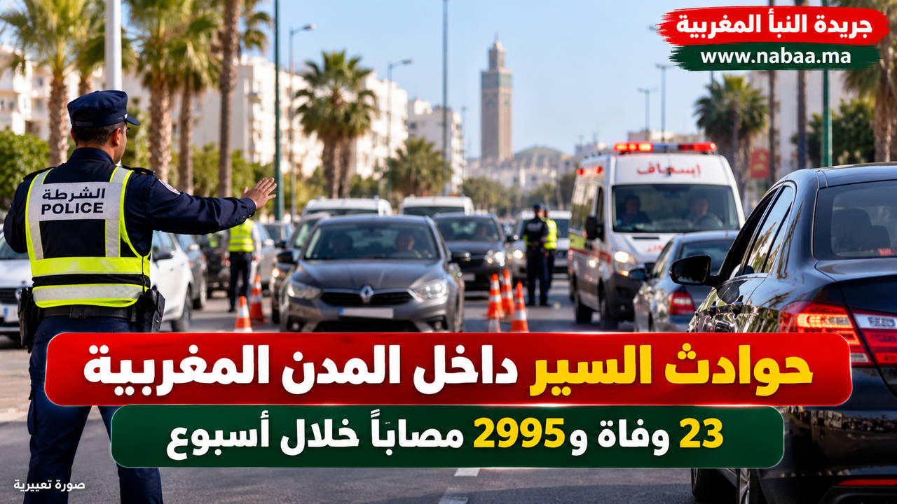 طرقات المدن المغربية تسجل 23 وفاة ونحو 3 آلاف مصاب في أسبوع واحد.. والأمن يكشف أبرز الأسباب